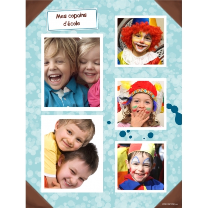 Poster photo magnet