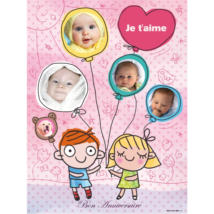 Poster photo pêle-mêle Poster photo pêle-mêle
