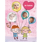 Poster photo pêle-mêle