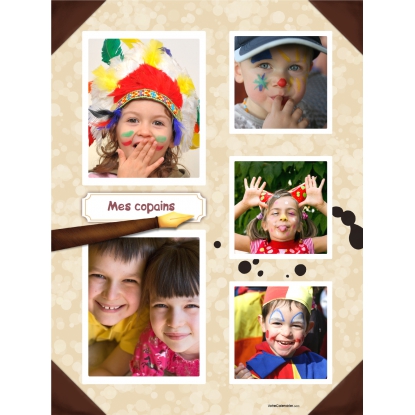 Poster photo magnet