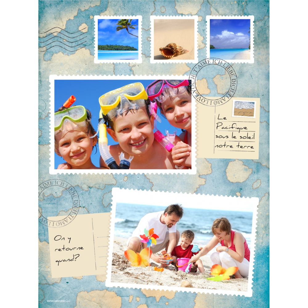 Poster photo pêle-mêle