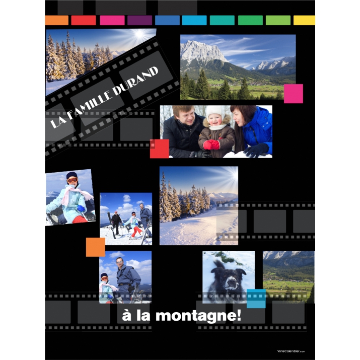 Poster photo pêle-mêle Poster photo pêle-mêle