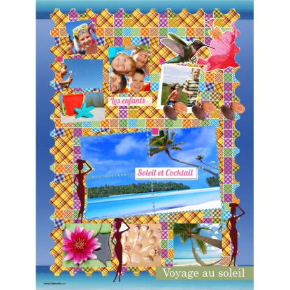 Poster photo magnet