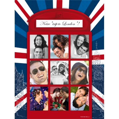 Poster photo magnet