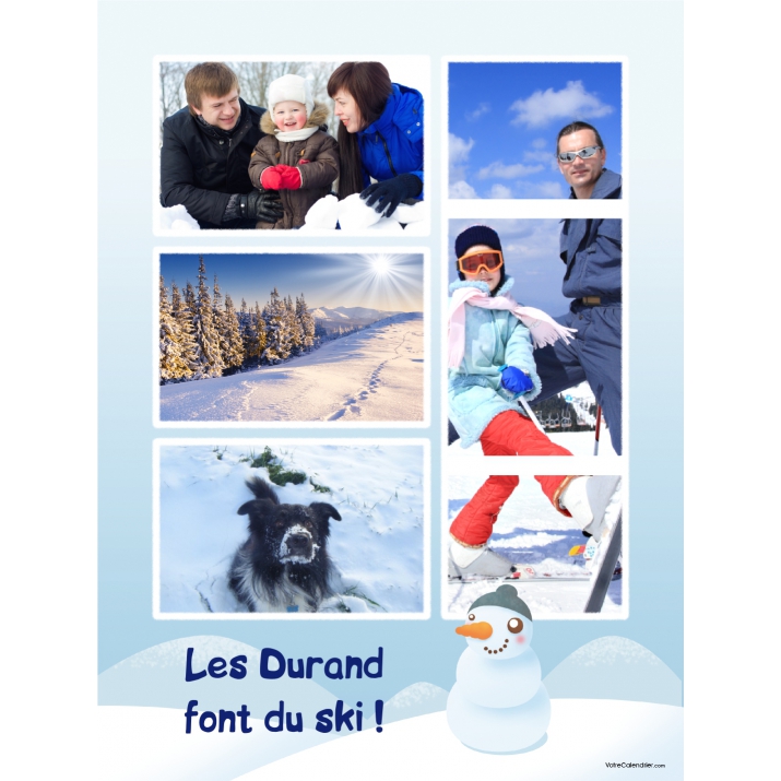 Poster photo pêle-mêle Poster photo pêle-mêle
