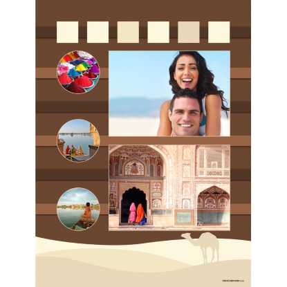 Poster photo magnet