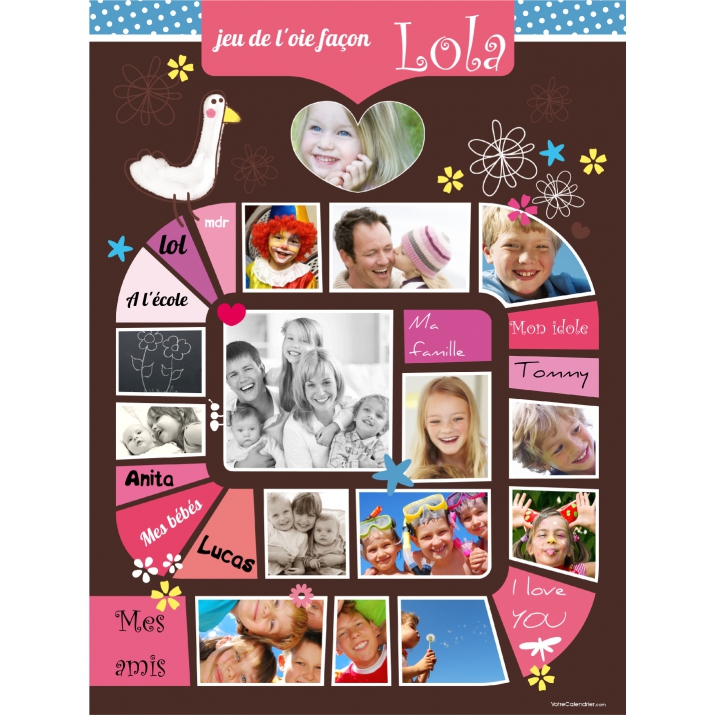 Poster photo pêle-mêle Poster photo pêle-mêle