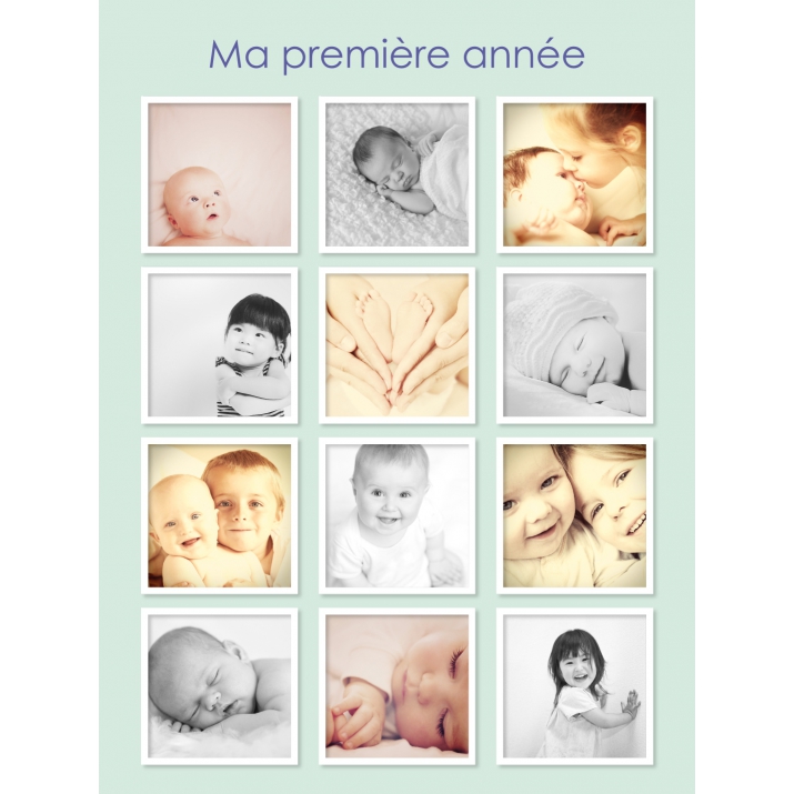Poster photo pêle-mêle Poster photo pêle-mêle