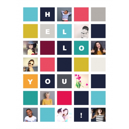 Poster photo magnet