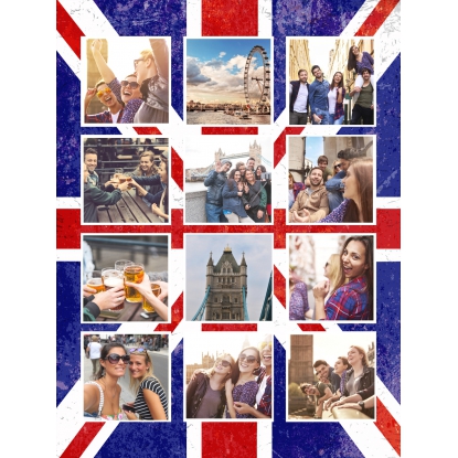 Poster photo magnet