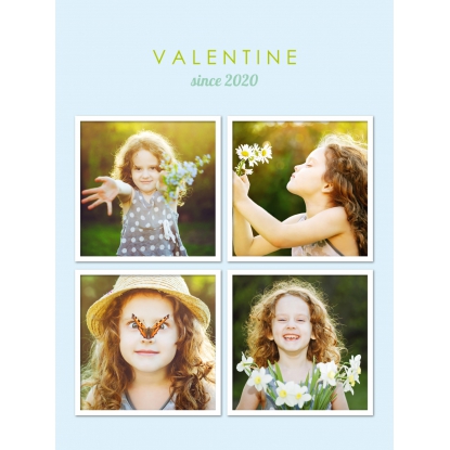 Poster photo magnet