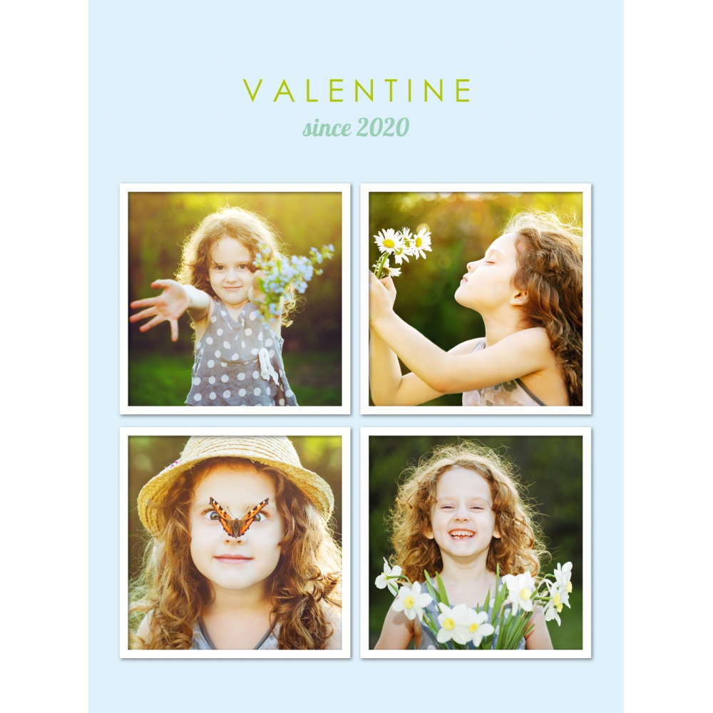 Poster photo pêle-mêle