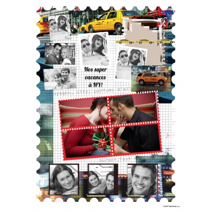 Poster photo magnet
