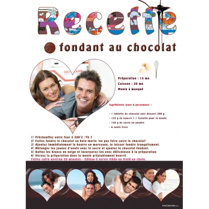 Poster photo magnet