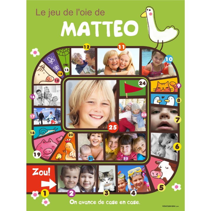 Poster photo pêle-mêle Poster photo pêle-mêle