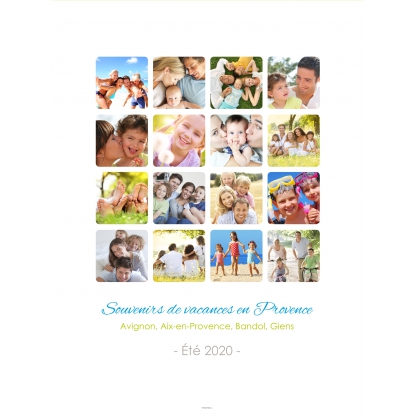 Poster photo pêle-mêle Géant