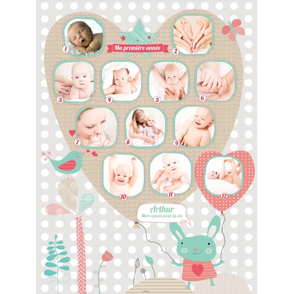 Poster photo pêle-mêle Géant