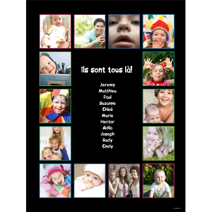 Poster photo pêle-mêle Géant