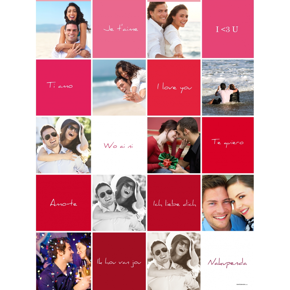 Poster photo pêle-mêle