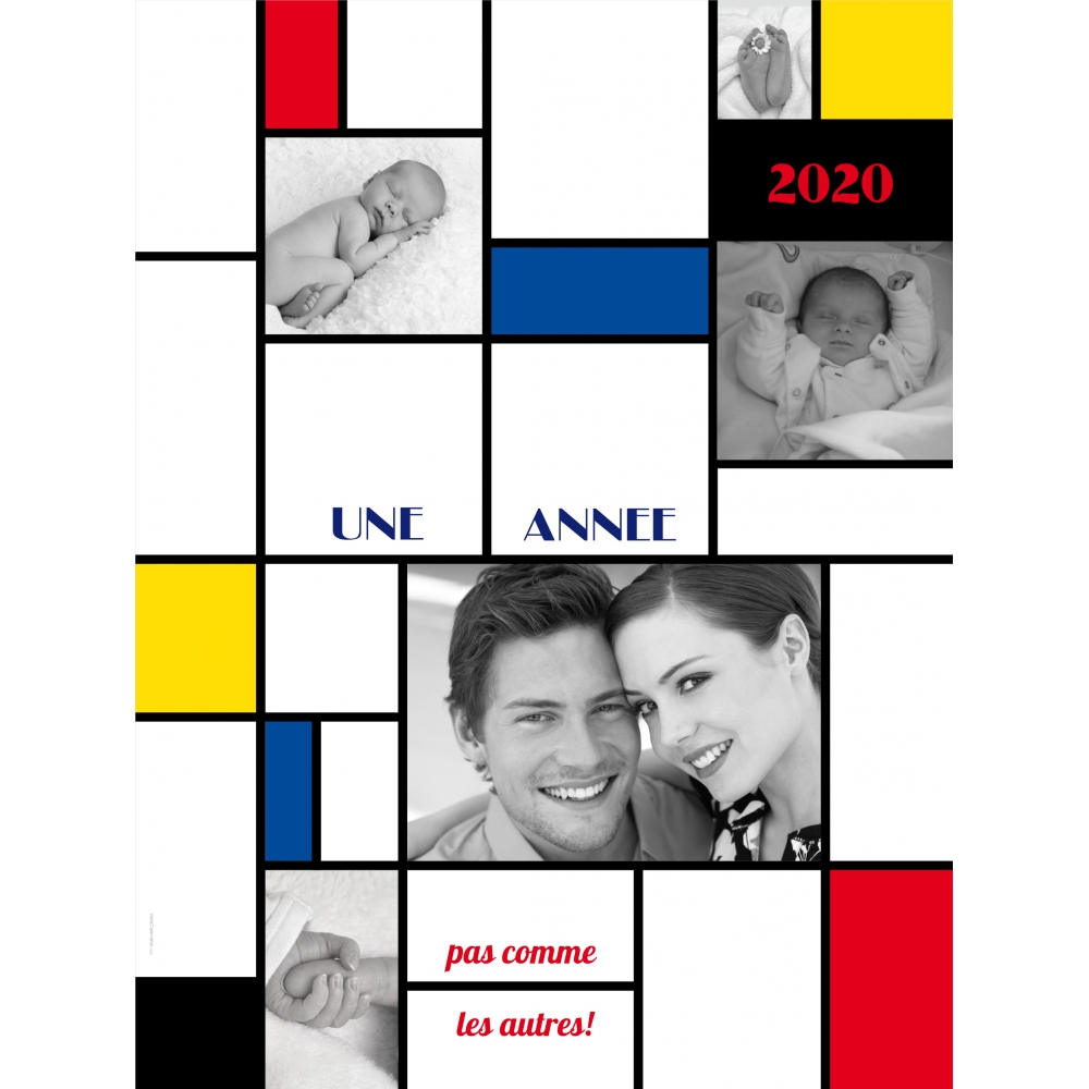 Poster photo pêle-mêle