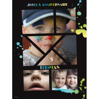 Poster photo pêle-mêle Géant
