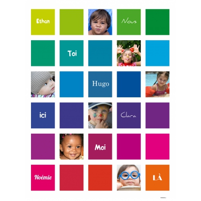 Poster photo pêle-mêle Géant