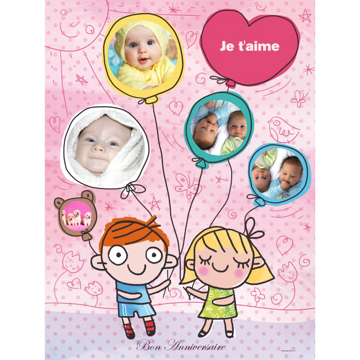 Poster photo pêle-mêle