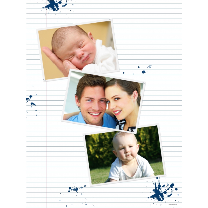 Poster photo pêle-mêle