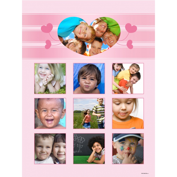 Poster photo pêle-mêle