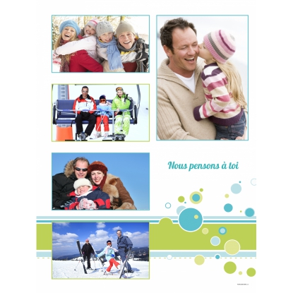 Poster photo pêle-mêle Géant