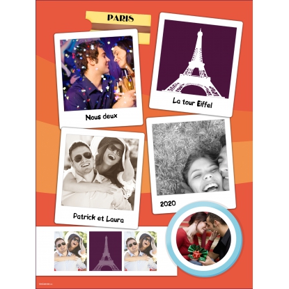 Poster photo pêle-mêle Géant