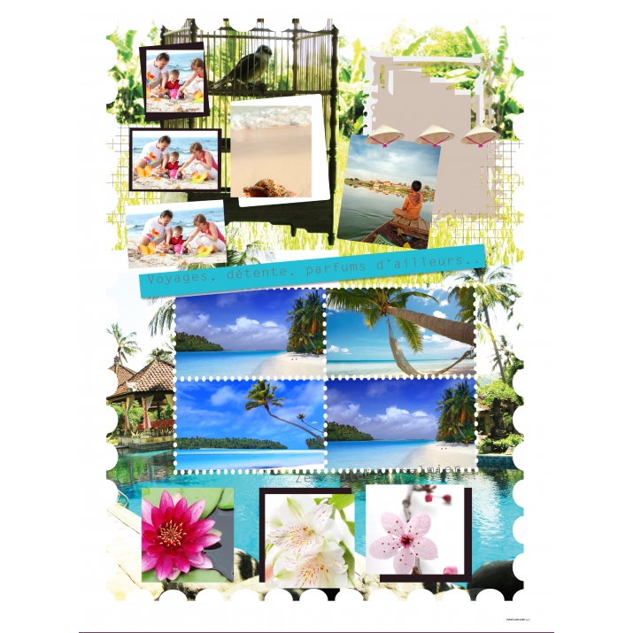 Poster photo pêle-mêle
