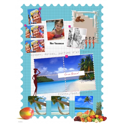 Poster photo pêle-mêle Géant