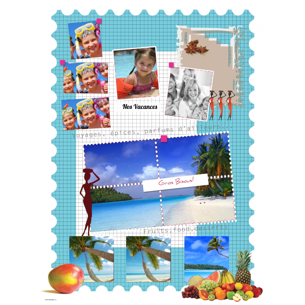 Poster photo pêle-mêle