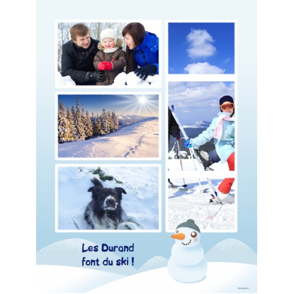 Poster photo pêle-mêle Géant