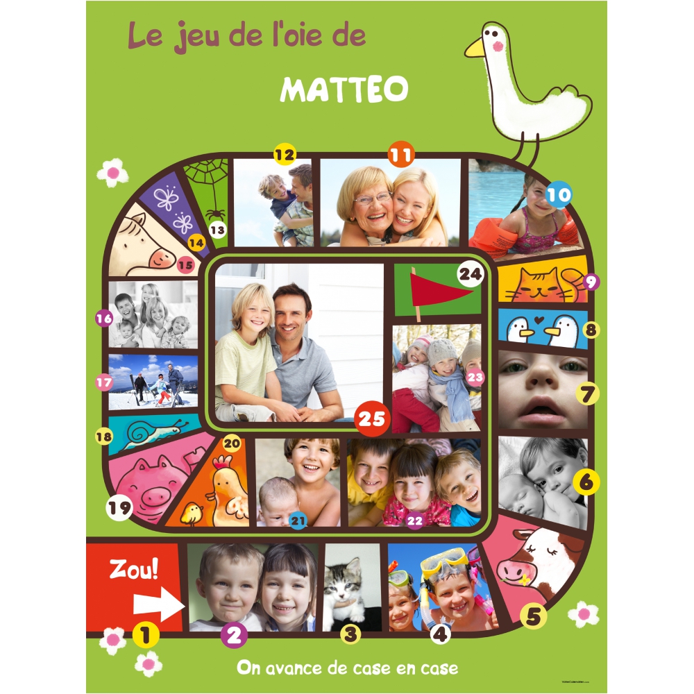 Poster photo pêle-mêle