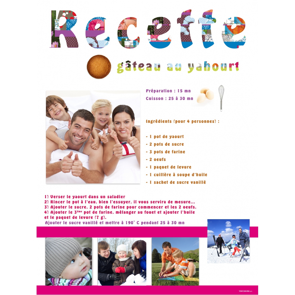 Poster photo pêle-mêle
