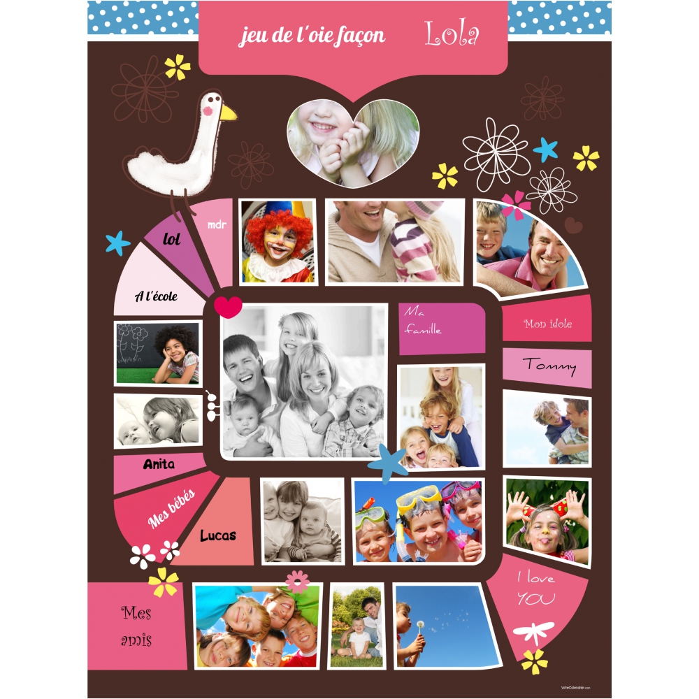 Poster photo pêle-mêle