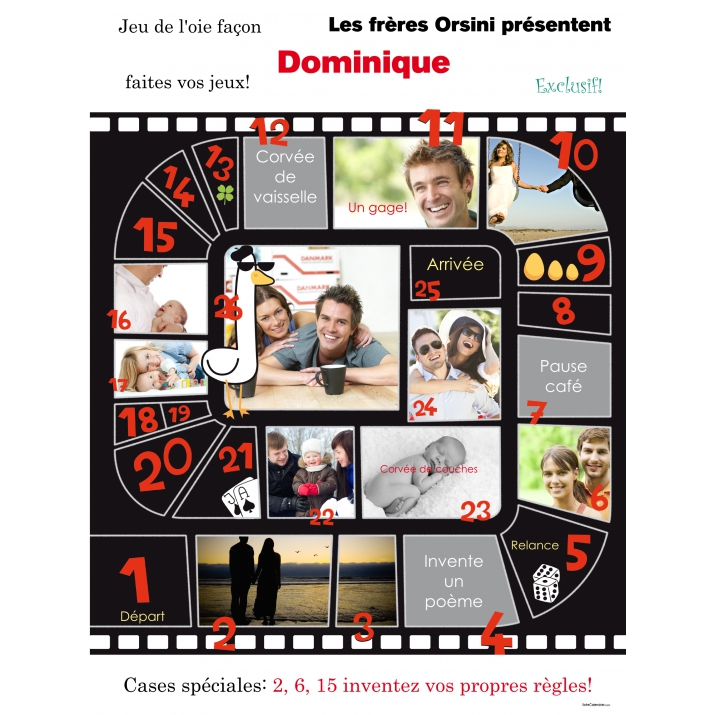 Poster photo pêle-mêle