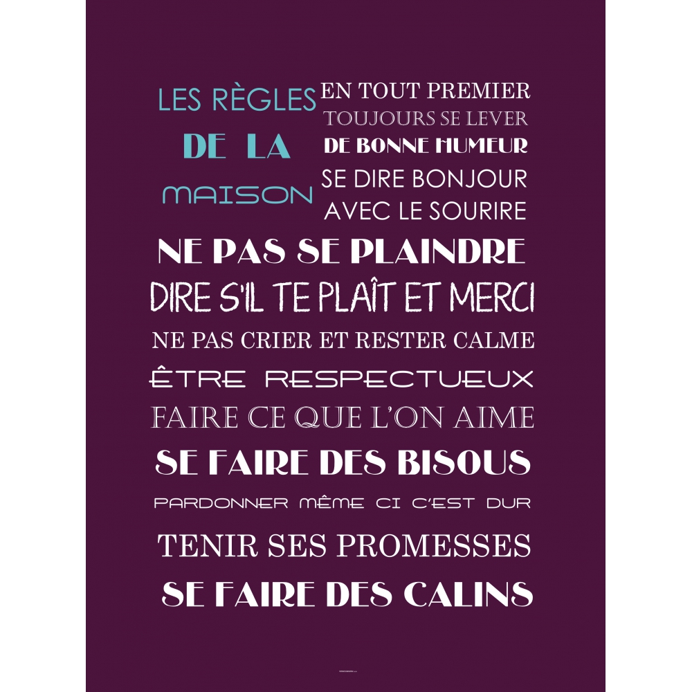 Poster photo pêle-mêle