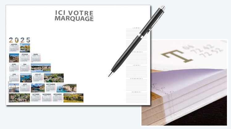 Calendrier Sous-Main Standard
