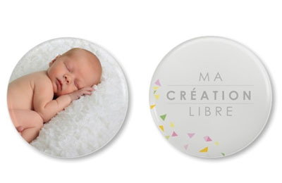 Badges photos épingles et aimantés