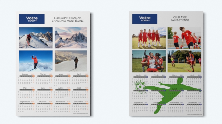 Calendrier Mono-Page