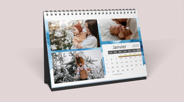 Calendrier photo de bureau