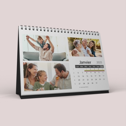 Calendrier photo de bureau