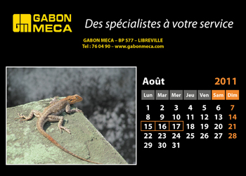 Calendrier association 1 page noir.