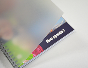 Agenda personnalisable - Couverture plastifiée renforcée