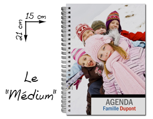 Agenda photo format Moyen